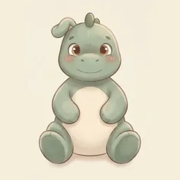 Plush dinosaur