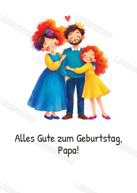 Geburtstagskarte für Papa
