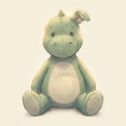Plush dinosaur