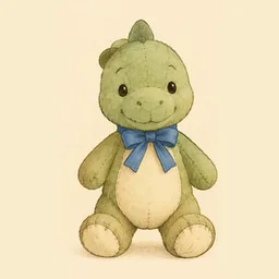 Plush dinosaur