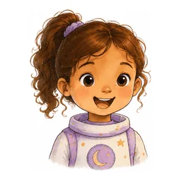 A bouncy ponytail