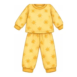 Sunny yellow with little suns