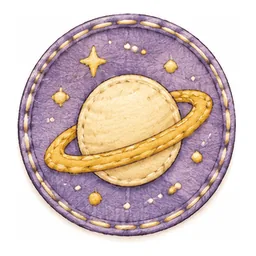 A little ringed planet