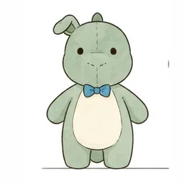 Plush dinosaur